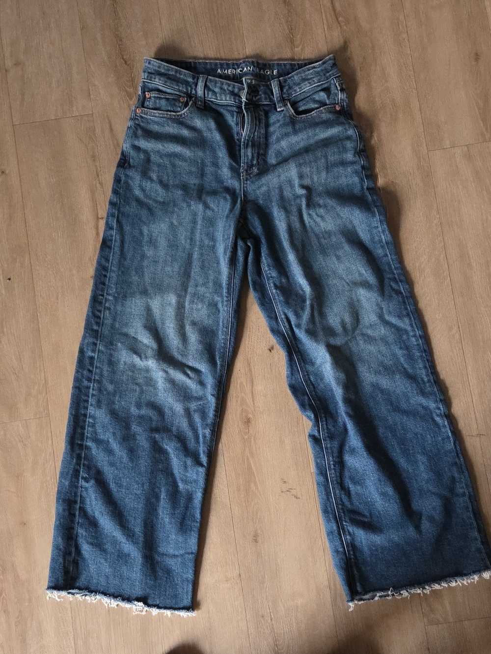 American Eagle Outfitters Dreamy Drape Wide-Leg Jeans